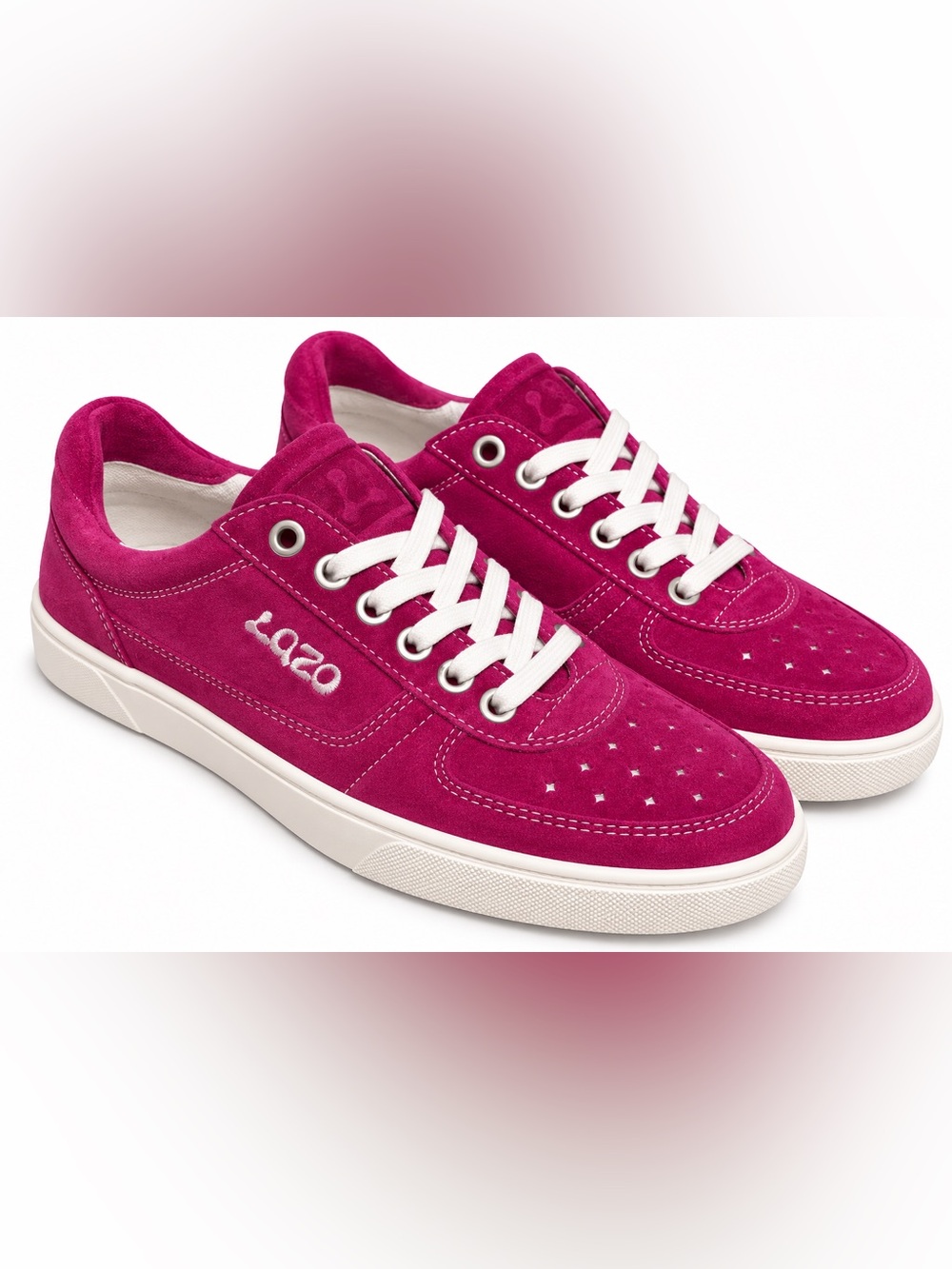 Lazo Hypernova Pink Suede Sneakers